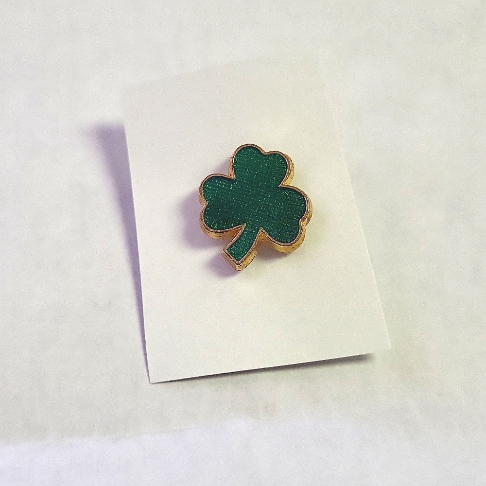 Shamrock Pin For Saint Patricks Day